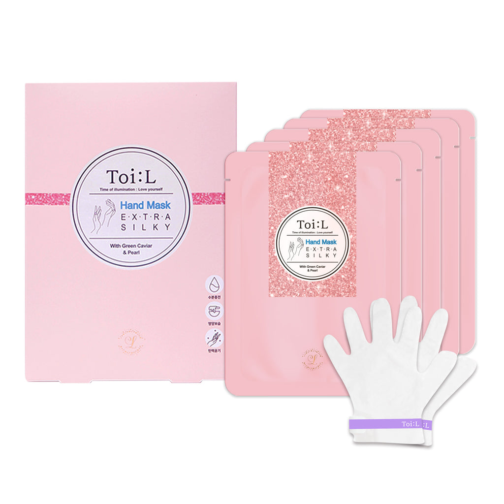 Toi:L Extra Silky Hand Mask (1Box/5Pairs)